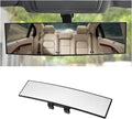 Panoramic Wide-Angle Rear View Mirror | Anti-Glare | Easy Clip-On Installation